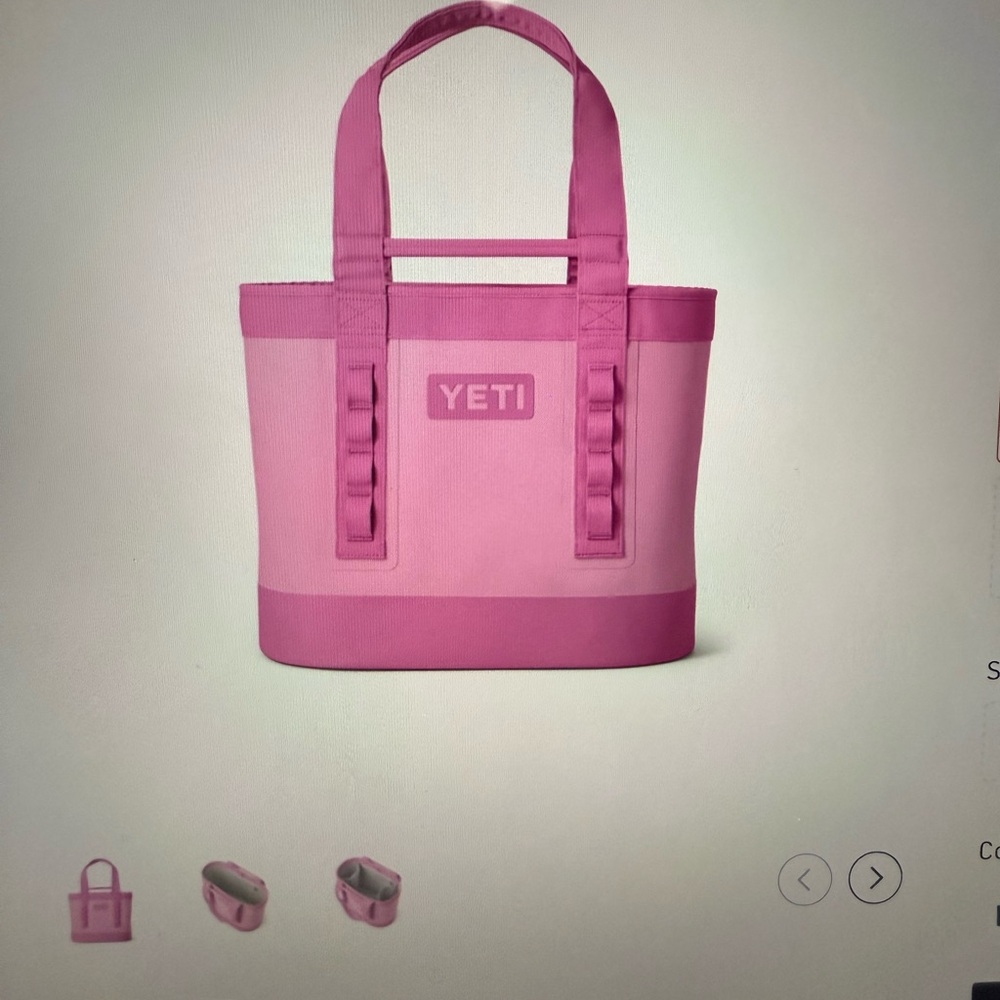 YETI Pink Tote Bag